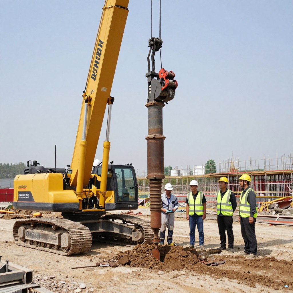 Jasa bore pile mesin mini crane PT Wijayaborepile