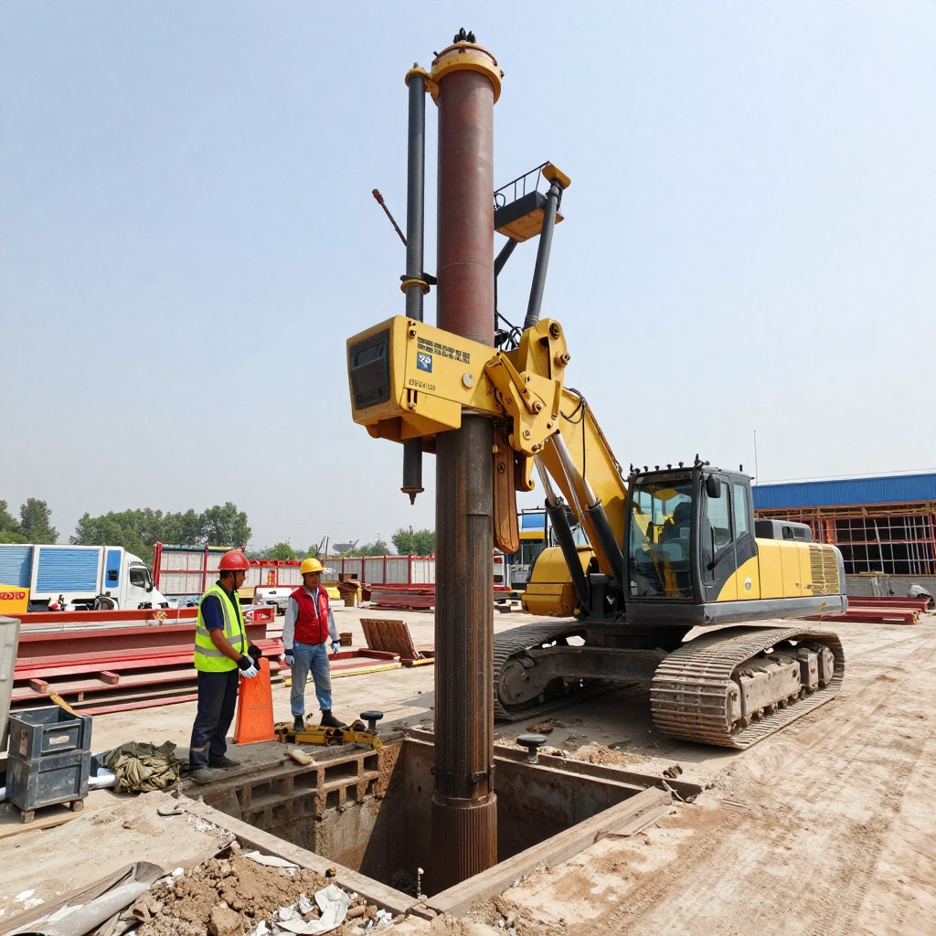 Jasa bore pile mesin rig besar PT Wijayaborepile untuk proyek besar
